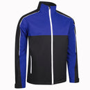 Sunderland Matterhorn Waterproof Golf Jacket - Black/Electric Blue/White
