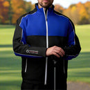 Sunderland Matterhorn Waterproof Golf Jacket - Navy/Aqua/White