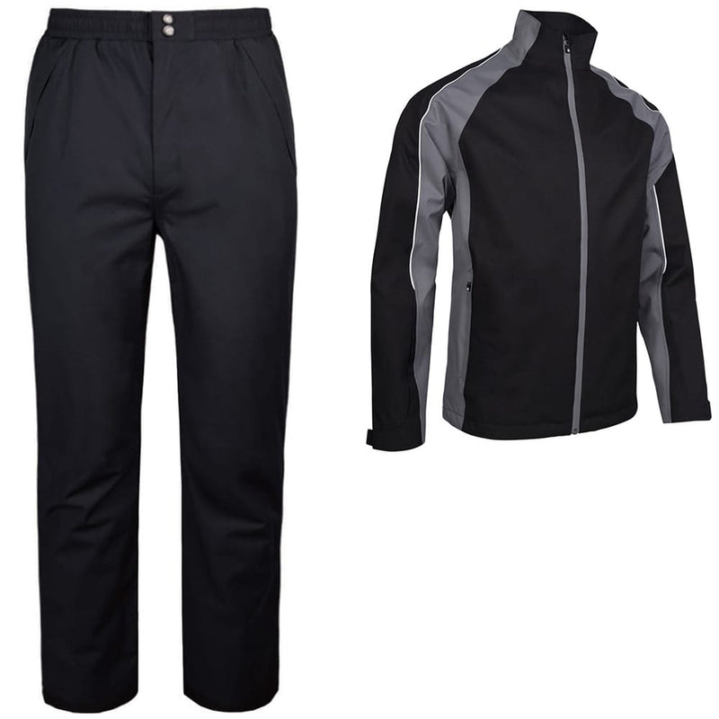 Sunderland Typhoon/Quebec Waterproof Suit - Black/Gunmetal/White/Black
