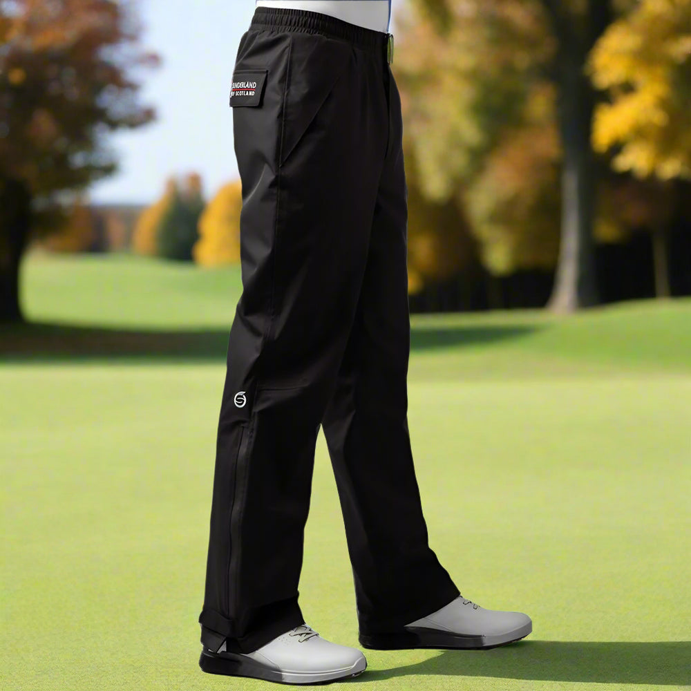 Sunderland Quebec Waterproof Golf Trousers Black