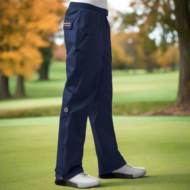 Sunderland Quebec Waterproof Golf Trousers Navy