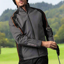 Sunderland Typhoon Waterproof Golf Jacket - Navy/Silver/White