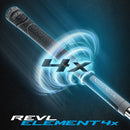 SuperStroke REVL Element 4x Jumbo Grip - Black/Grey