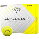 Callaway Supersoft Golf Balls - Yellow - Personalised Text