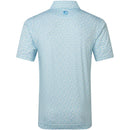 FootJoy Surfs Up Print Lisle Polo Shirt - Deep Reef/White/Sea Glass/Blue Reef