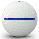 Titleist Pro V1x Left Dash AIM Blue Line Performance Golf Balls - White - 3 Sleeve