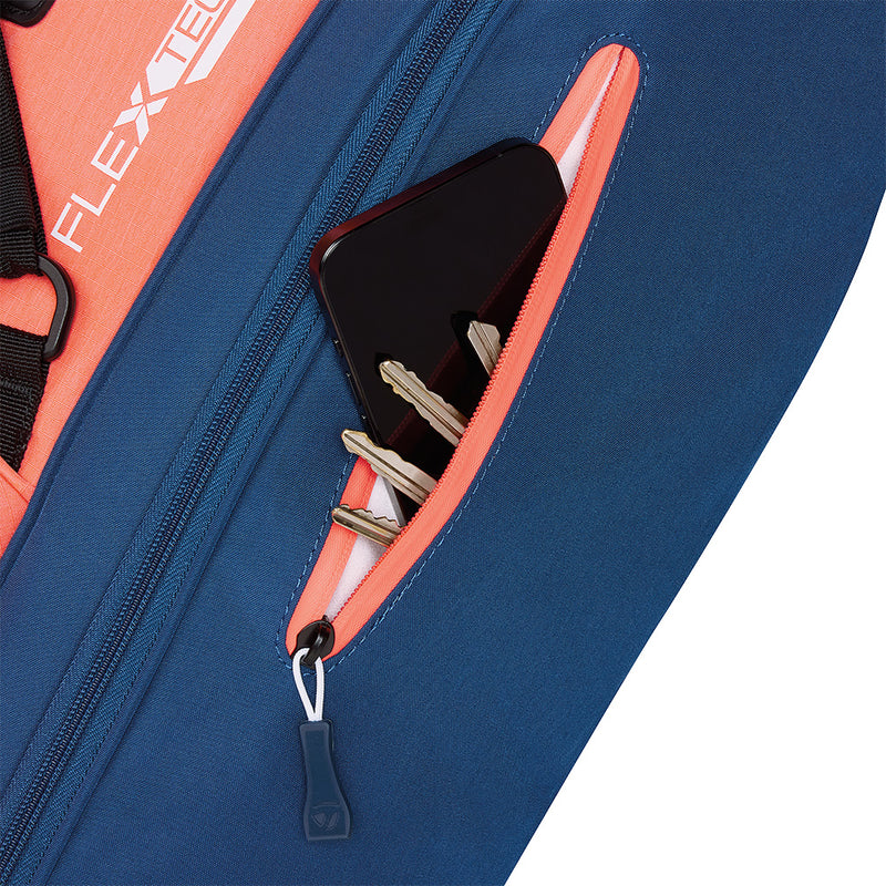 TaylorMade Flextech Stand Bag - Coral/Navy