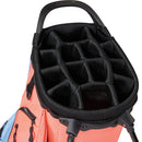 TaylorMade Flextech Crossover Stand Bag - Coral/Light Blue