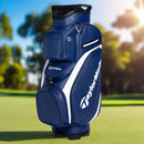 TaylorMade Deluxe Cart Bag - Navy/White