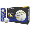 TaylorMade SpeedSoft Ink Golf Balls - Yellow/Blue - 12 Pack