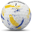 TaylorMade SpeedSoft Ink Golf Balls - Yellow/Blue - 12 Pack