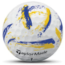 TaylorMade SpeedSoft Ink Golf Balls - Yellow/Blue - 12 Pack