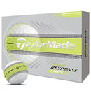 TaylorMade Tour Response Stripe Golf Balls - Neon Yellow - 4 For 3 Dozen