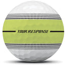 TaylorMade Tour Response Stripe Golf Balls - Neon Yellow - 4 For 3 Dozen