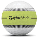 TaylorMade Tour Response Stripe Golf Balls - Neon Yellow - 4 For 3 Dozen