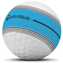 TaylorMade Tour Response Stripe Golf Balls - Neon Blue - 12 Pack
