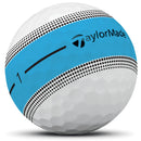TaylorMade Tour Response Stripe Golf Balls - Neon Blue - 12 Pack