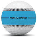 TaylorMade Tour Response Stripe Golf Balls - Neon Blue - 12 Pack