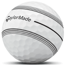 TaylorMade Tour Response Stripe Golf Balls - White/Black - 12 Pack