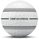 TaylorMade Tour Response Stripe Golf Balls - White/Black - 12 Pack