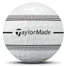 TaylorMade Tour Response Stripe Golf Balls - White/Black - 12 Pack