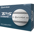 TaylorMade TP5 Clear Stripe Golf Balls - White - Double Dozen