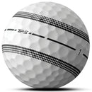 TaylorMade TP5 Clear Stripe Golf Balls - White - Double Dozen