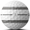 TaylorMade TP5 Clear Stripe Golf Balls - White - Double Dozen