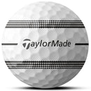 TaylorMade TP5 Clear Stripe Golf Balls - White - Double Dozen