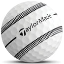 TaylorMade TP5 Clear Stripe Golf Balls - White - Double Dozen