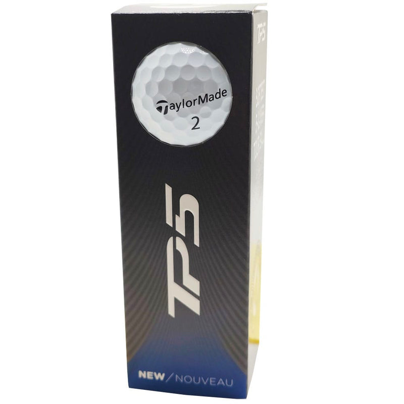 TaylorMade TP5 Golf Balls - White - 3 Sleeve