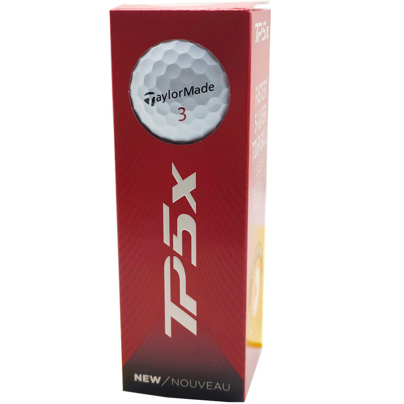 TaylorMade TP5x Golf Balls - White - 3 Sleeve
