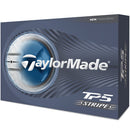 TaylorMade TP5 Stripe Golf Balls - White - 12 Pack