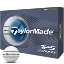 TaylorMade TP5 Stripe Golf Balls - White - 12 Pack