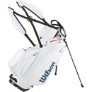 Wilson Talus 5 Stand Bag - White/Red/Blue
