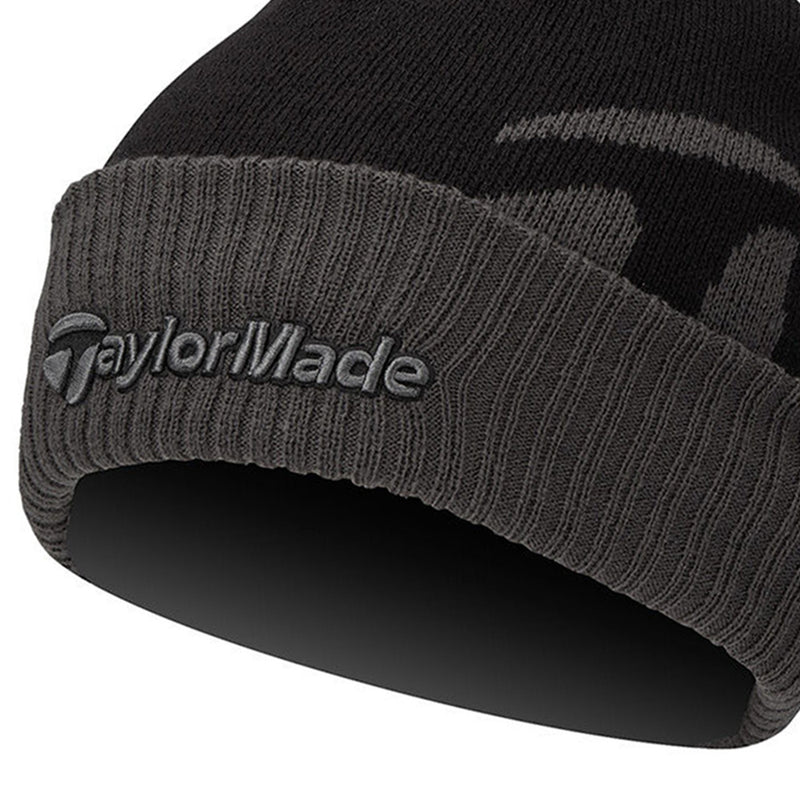 TaylorMade Bobble Beanie Black