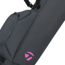 TaylorMade Flextech Carry Stand Bag - Grey/Neon Pink