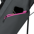 TaylorMade Flextech Carry Stand Bag - Grey/Neon Pink