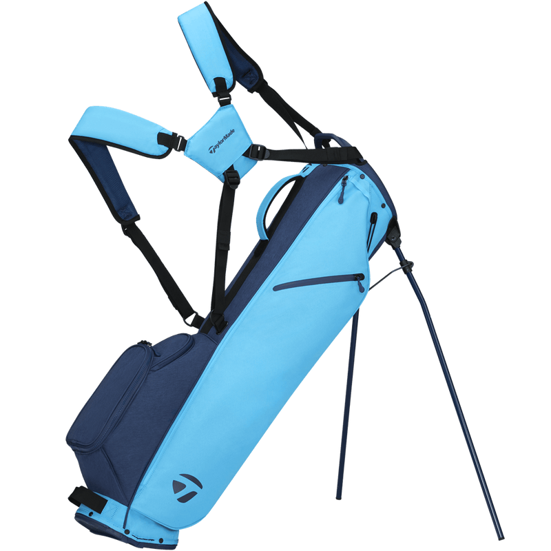 TaylorMade Flextech Carry Stand Bag - Navy/Cyan