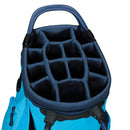 TaylorMade Flextech Crossover Stand Bag - Cyan/Navy