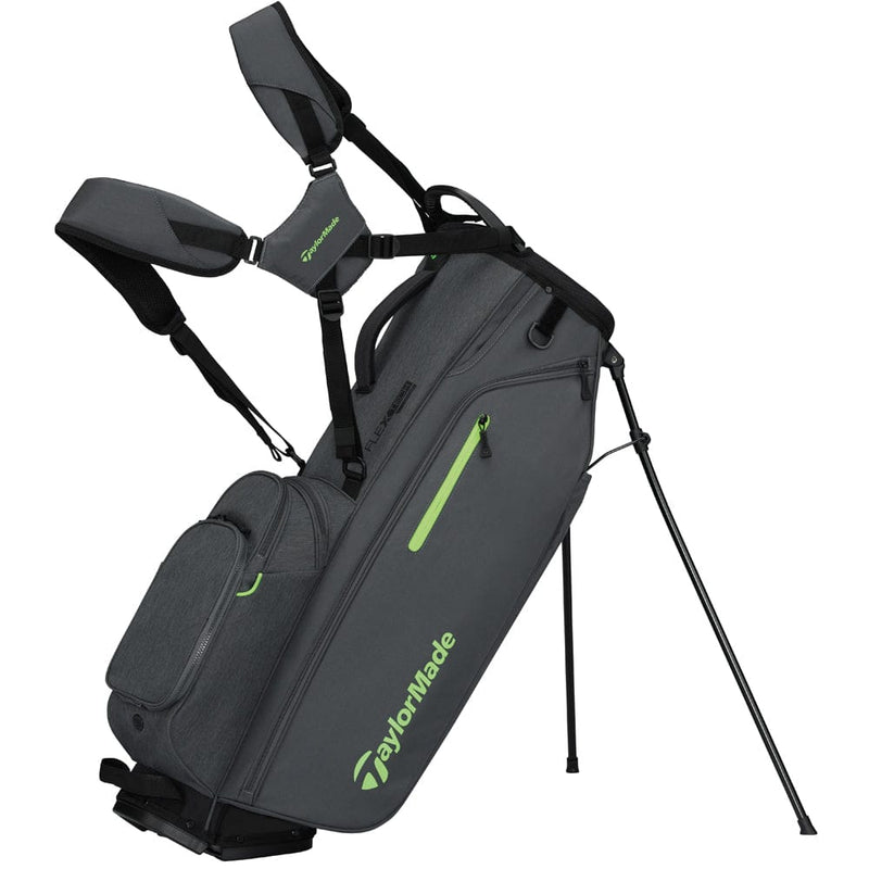 TaylorMade Flextech Crossover Stand Bag - Grey/Neon Green