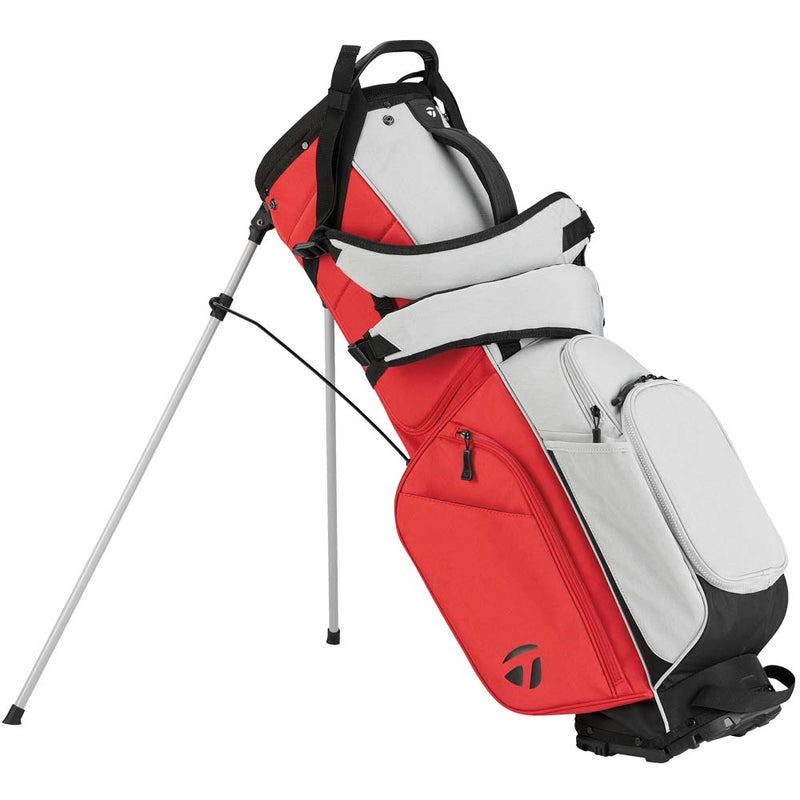 TaylorMade Flextech Stand Bag - Silver/Red