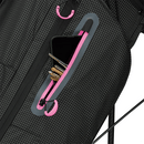 TaylorMade Flextech Superlite Stand Bag - Black/Neon Pink