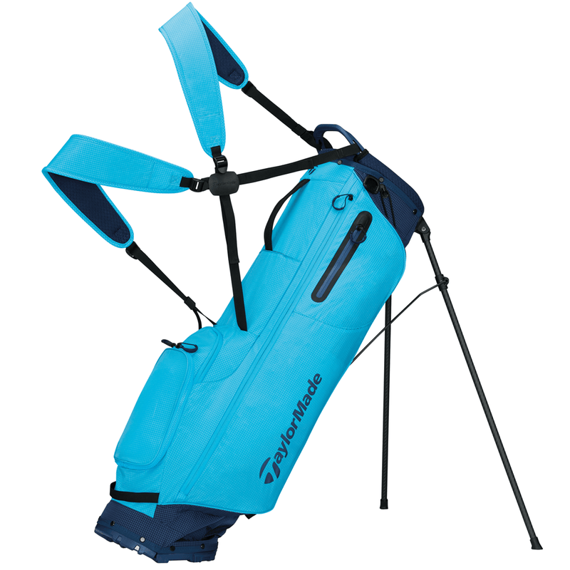 TaylorMade Flextech Superlite Stand Bag - Cyan/Navy