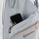 TaylorMade Kalea Gold Ladies Cart Bag - Grey/White