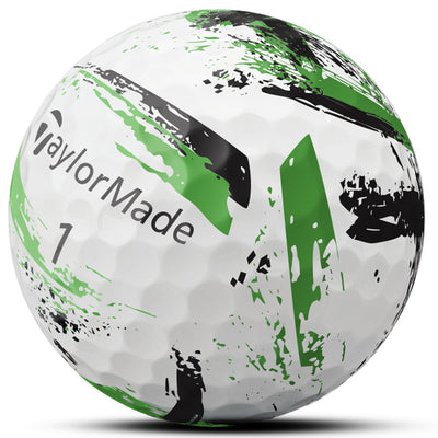 TaylorMade SpeedSoft Golf Balls - Ink Green - 3 Ball Sleeve