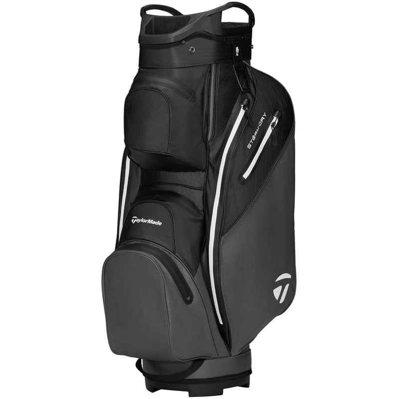 TaylorMade Storm Dry Waterproof Cart Bag - Grey/Black