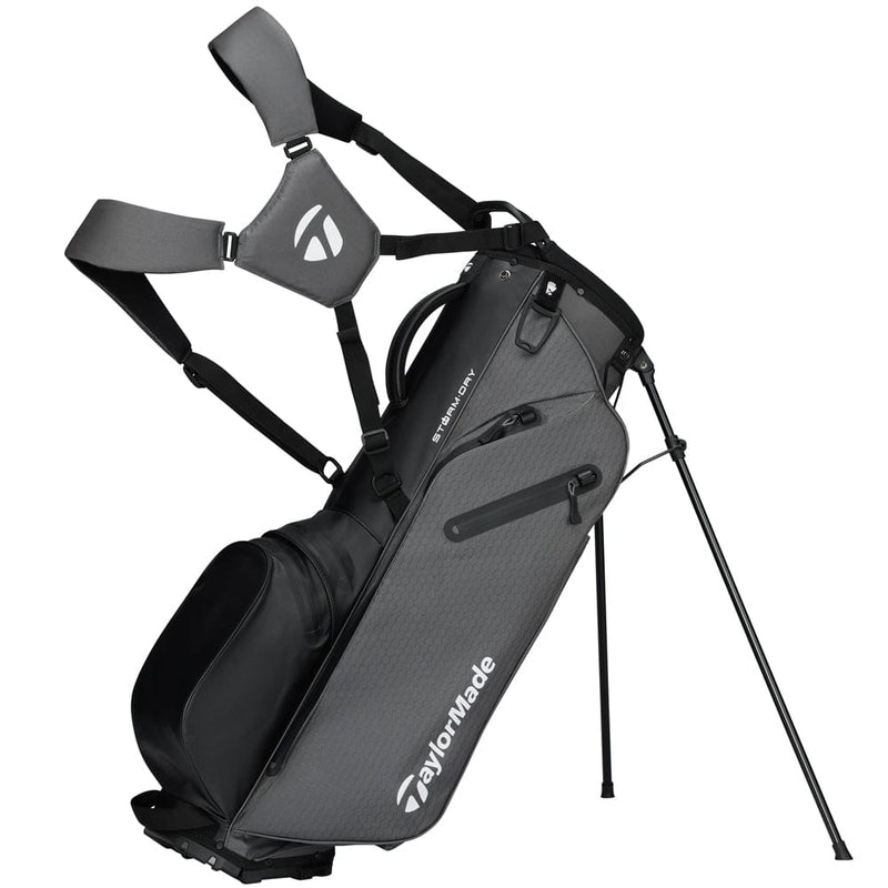 TaylorMade Storm Dry Waterproof Stand Bag - Grey/Black
