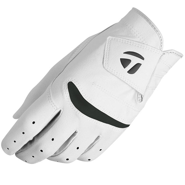 TaylorMade Stratus Soft Leather Golf Glove - White