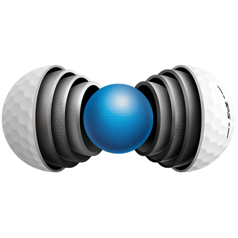 TaylorMade TP5 Golf Balls - White - 4 for 3 Dozen